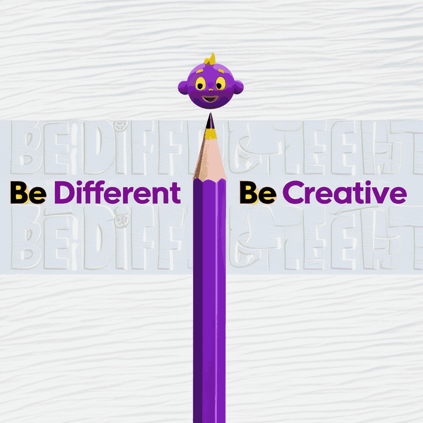 Be Different Be creative